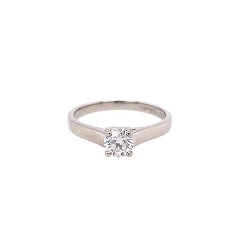 Platinum Solitaire Diamond Ring 0.53ct - ASM1552