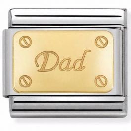 Nomination Gold Dad Charm 030153-14