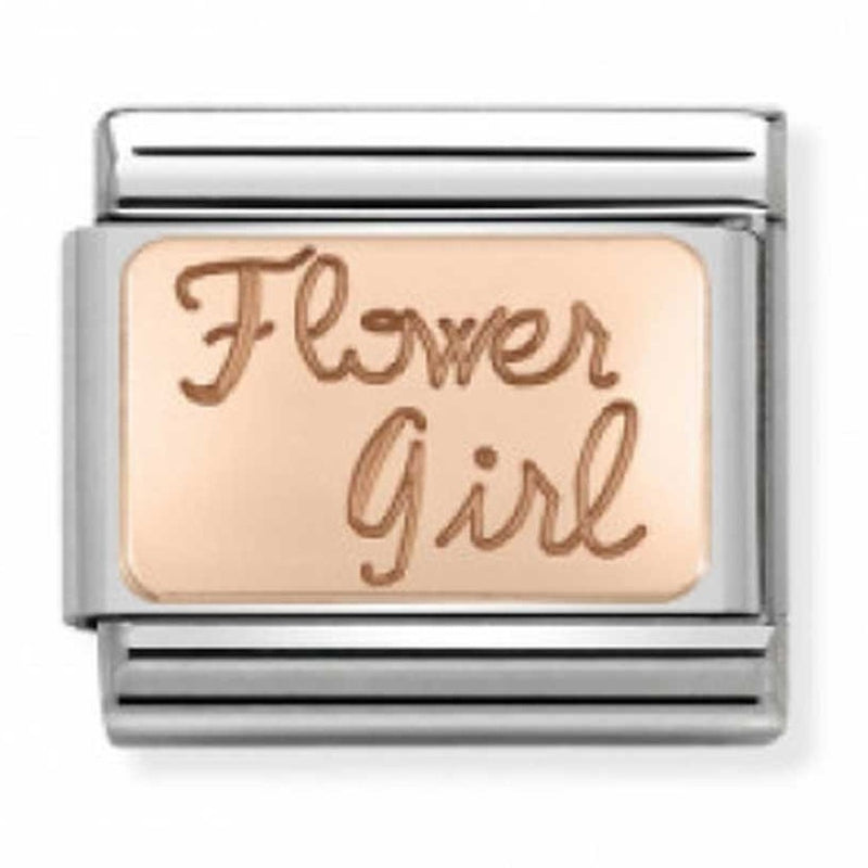 Nomination Gold Flower Girl Charm