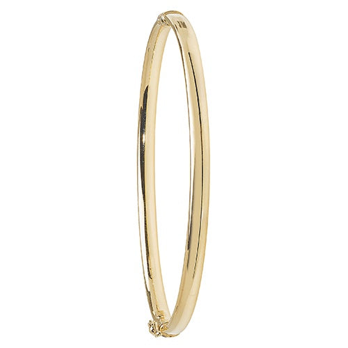 9ct Yellow Gold Hinged Bangle