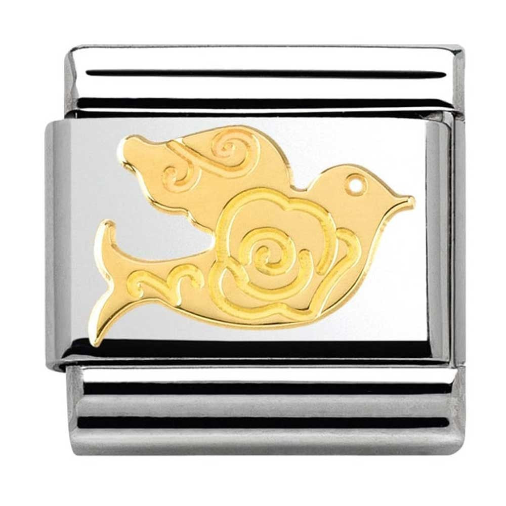 NOMINATION Gold Dove Versailles Charm 030162-12