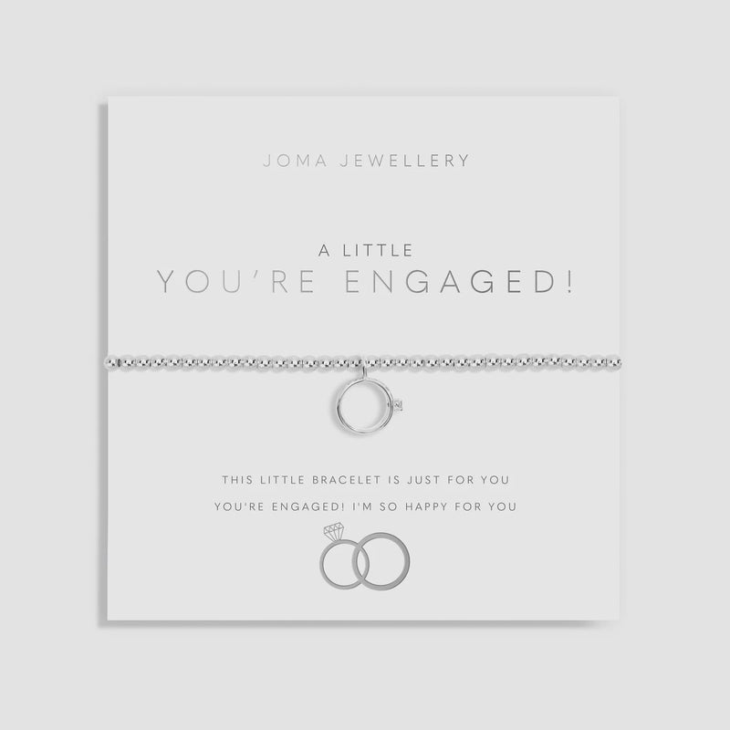 Joma Jewellery A Little 'You're Engaged' Bracelet 7002