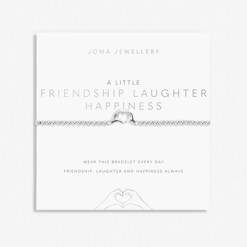 Joma Jewellery A Little 'Friendship Laughter Happiness' Bracelet 7019