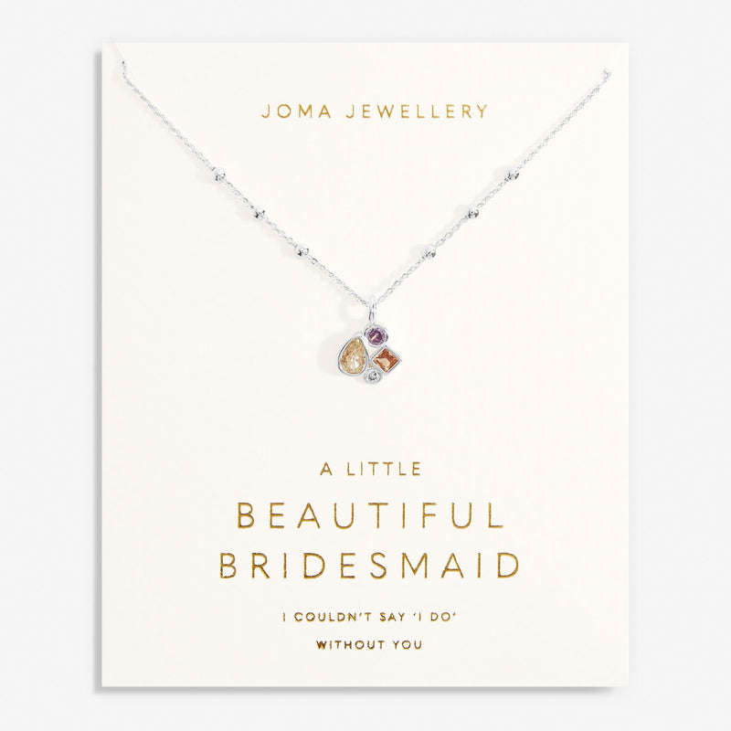 Joma Jewellery Bridal A Little 'Beautiful Bridesmaid' Necklace 7028
