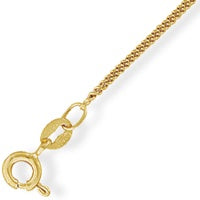 9ct Gold 16'' Curb Chain C