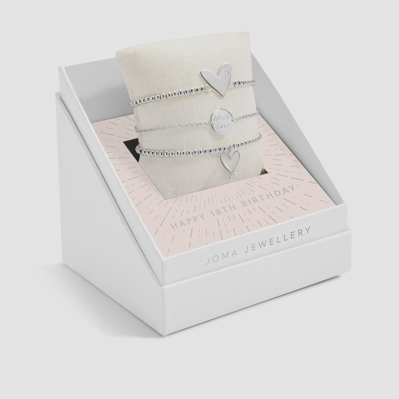 Joma Jewellery Celebrate You Gift Box 'Happy 18th Birthday' 7066