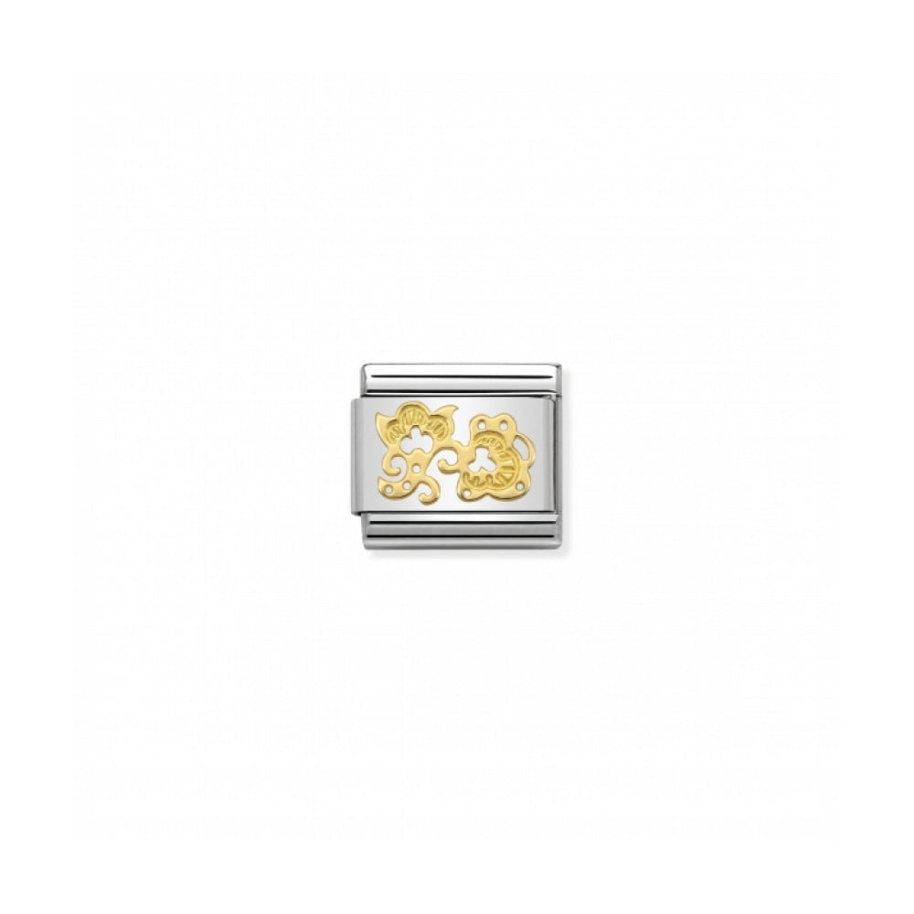 NOMINATION Classic Cashmere Flower Buds Link - Gold ~ 030158/12