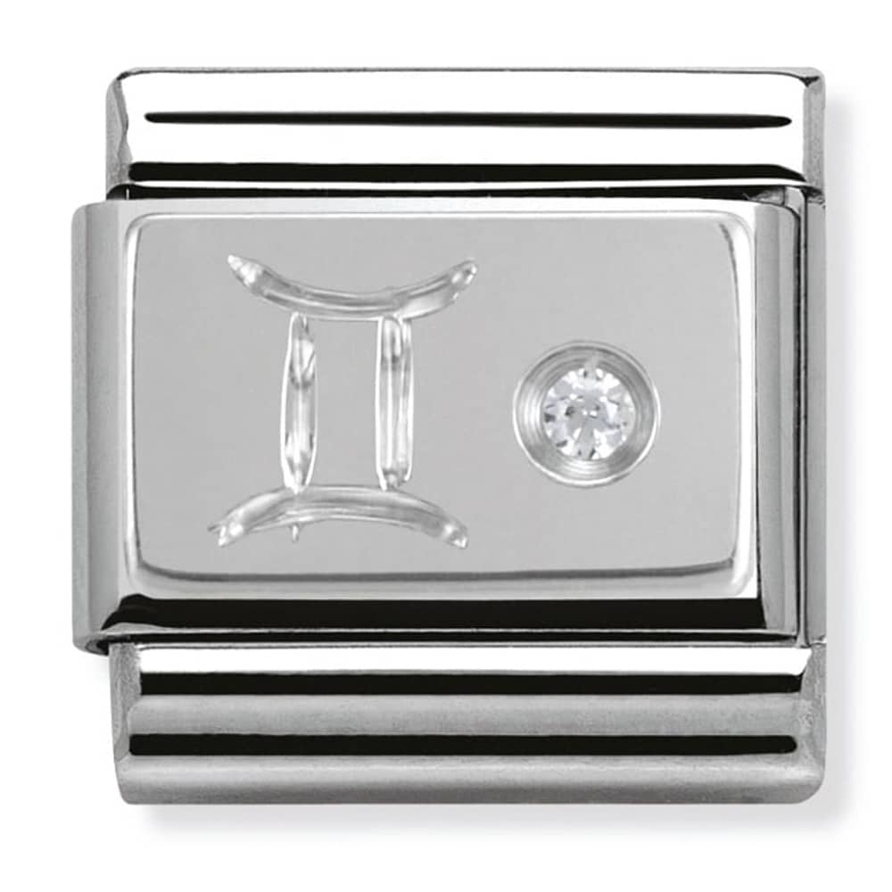 NOMINATION CZ Gemini Charm 330302-03