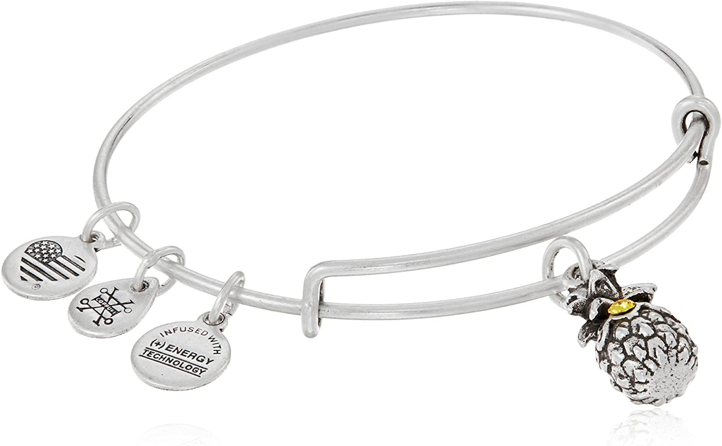 ALEX AND ANI Path Of Symbols Pineapple Bangle A17EB26RS