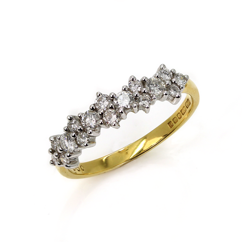 18ct Gold Diamond Ring OR629