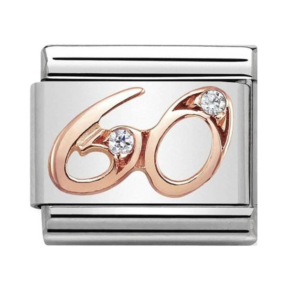 NOMINATION Charm CZ Rose Gold 60 430315-60