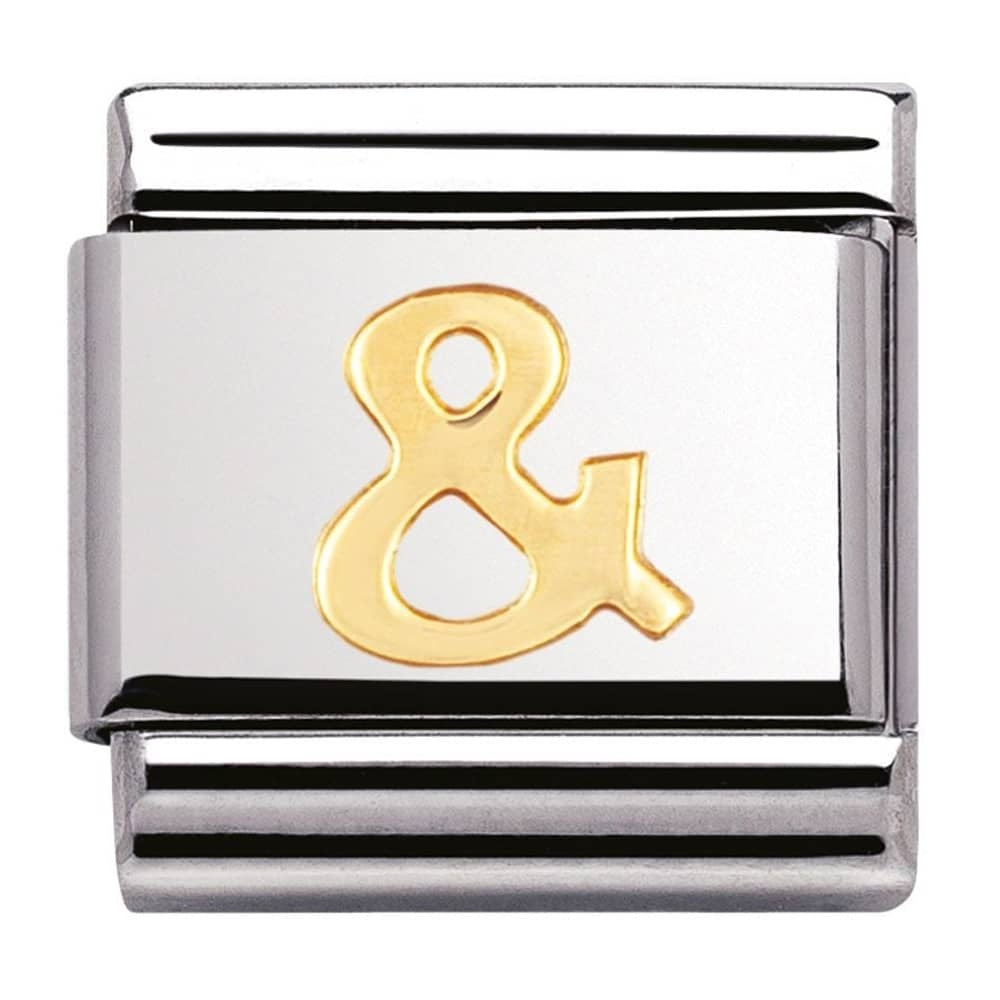 NOMINATION CLASSIC Gold Daily Life Ampersand Charm 030109/27
