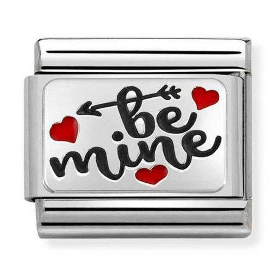 Nomination Silver Be Mine With Hearts 330208-52