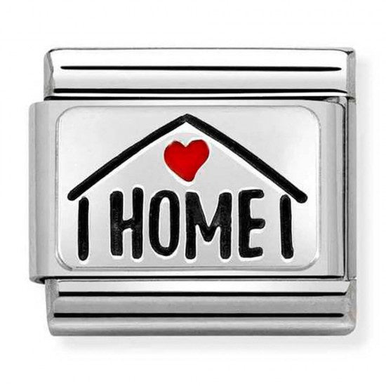 Nomination Silver Home with Heart 330208-54