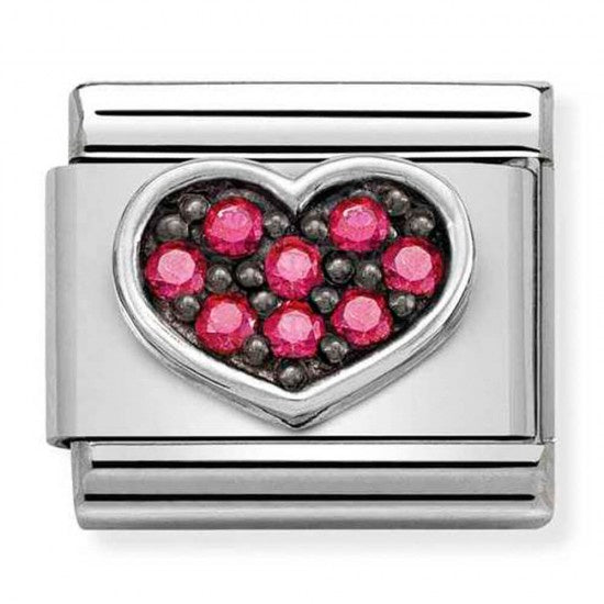 NOMINATION Heart Fuchsia CZ 330323-06