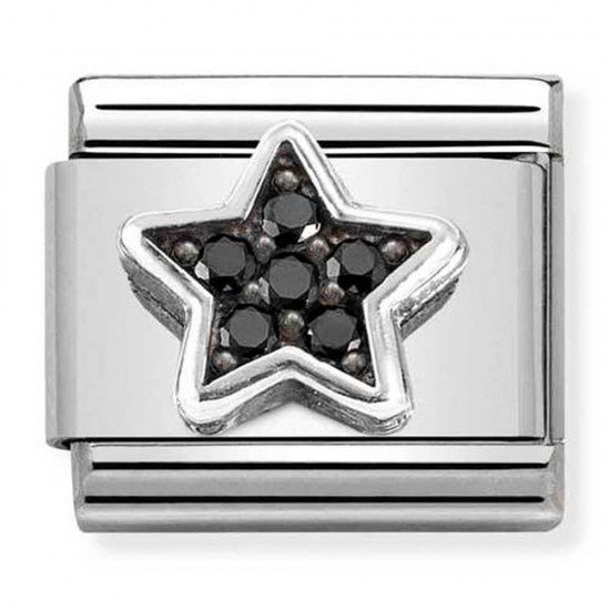 Nomination Star Black CZ 330323-10