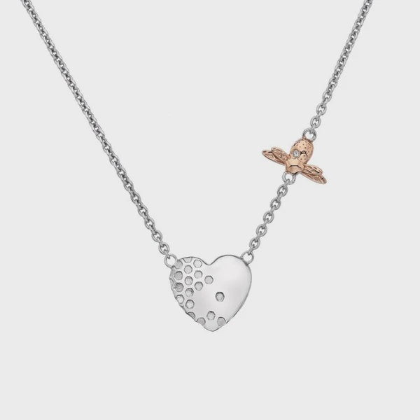 Hot Diamonds Honey Bee Heart Necklace DN146