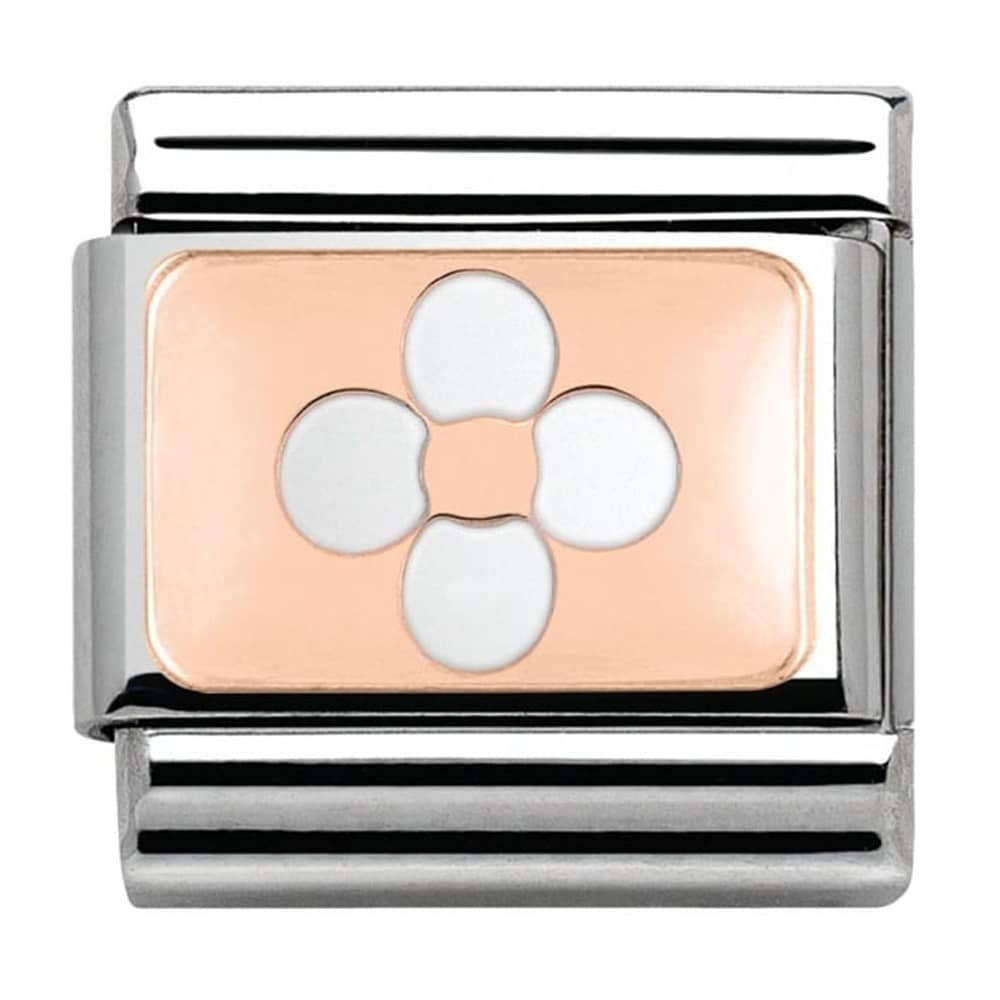 NOMINATION Charm Rose Gold Flower 430101-19