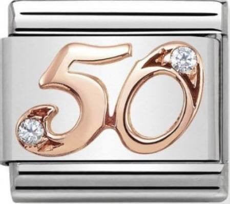 NOMINATION Gold CZ 50 Charm 430315-50