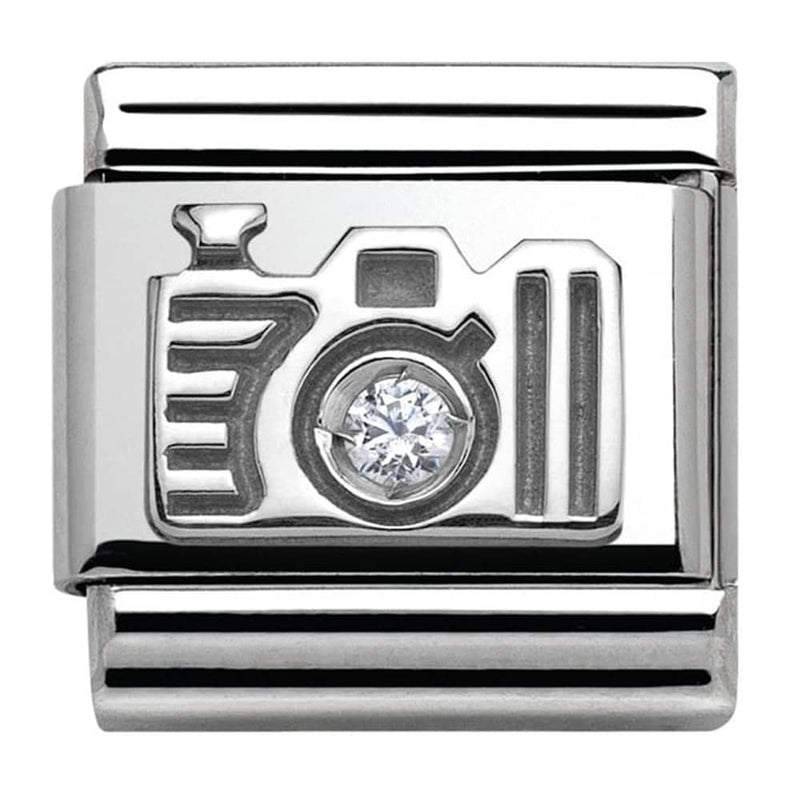 Nomination symbols silver swarovski CZia Camera