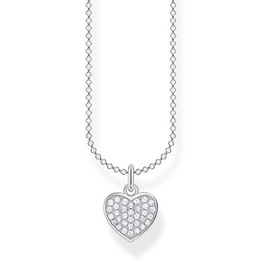 Thomas Sabo Pave Set Heart Pendant KE2046-051-14-L38v