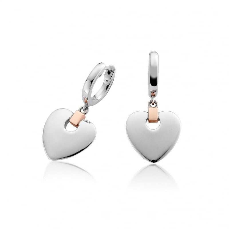 Clogau Cariad Heart Drop Earrings Product 3SCDE010