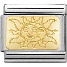 Nomination Gold Plate Sun Charm 030153-19