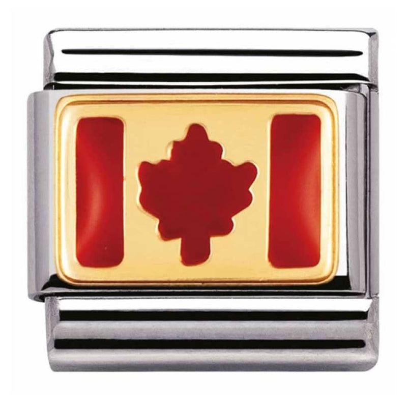 Nomination Gold Canada Flag 030235-05