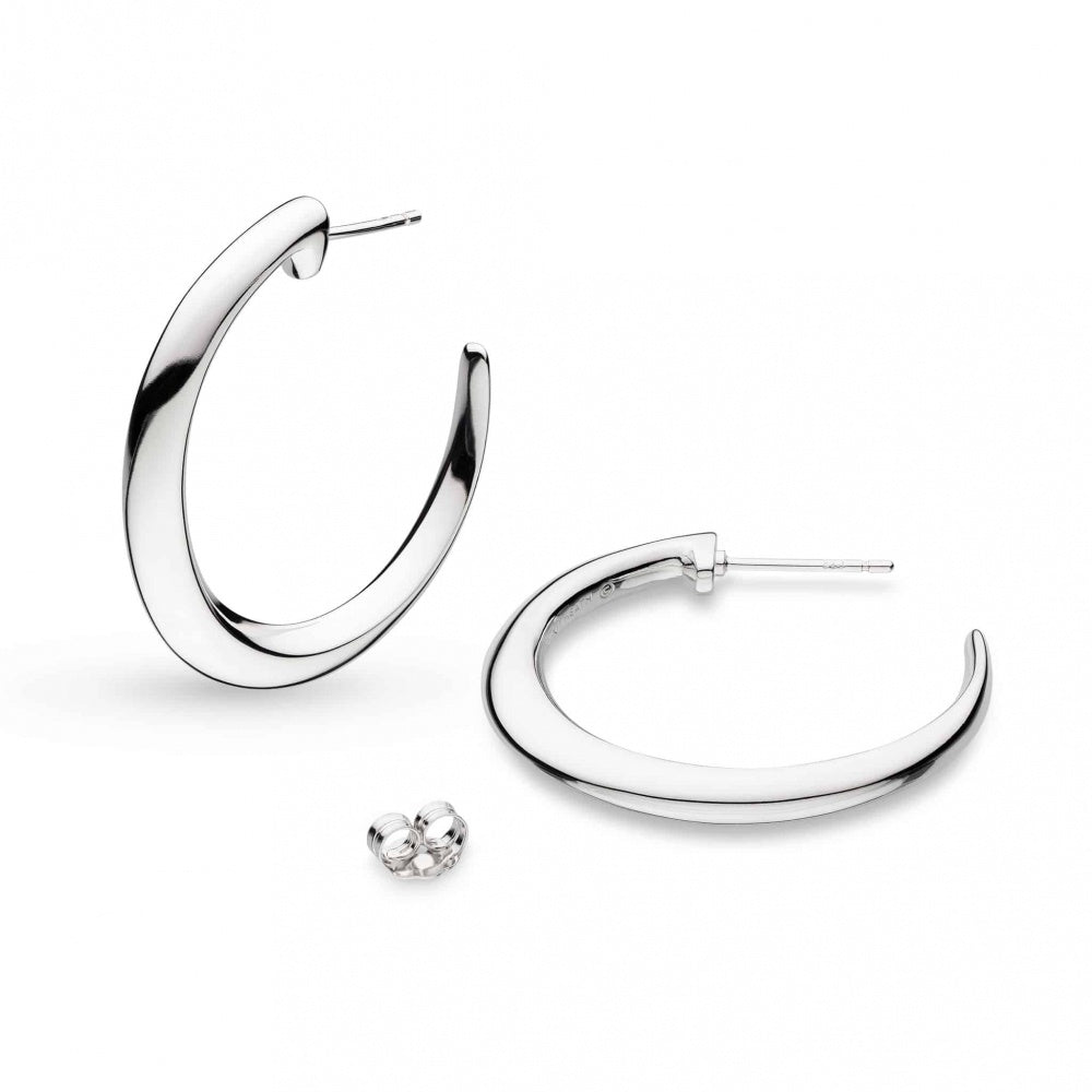 Kit Heath Bevel Cirque Grande Hoop Earrings 32mm 61775RP