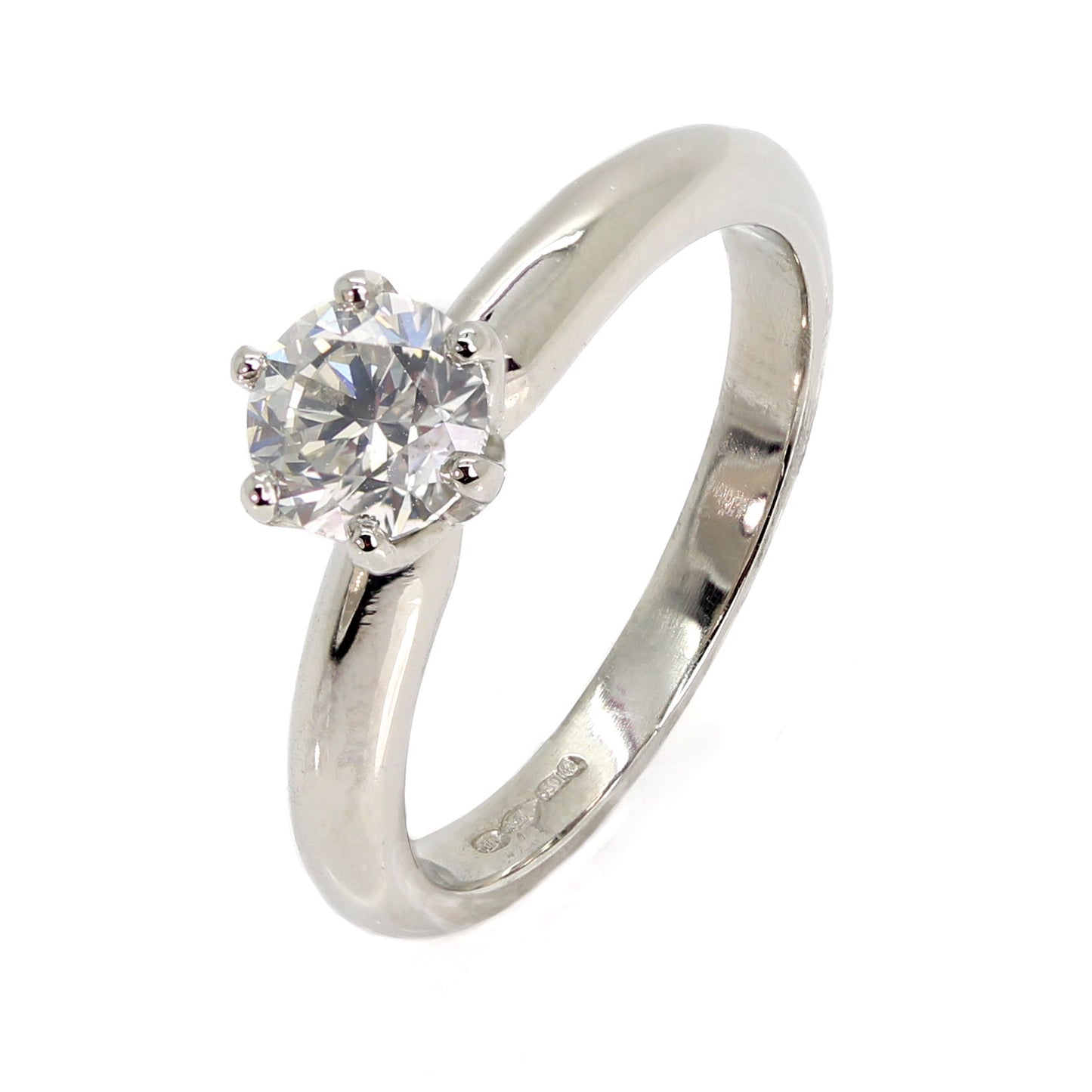 Platinum Solitaire Diamond Ring ASM1500
