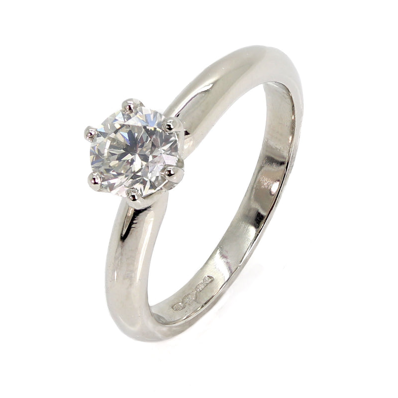 Platinum Solitaire Diamond Ring - ASM1500