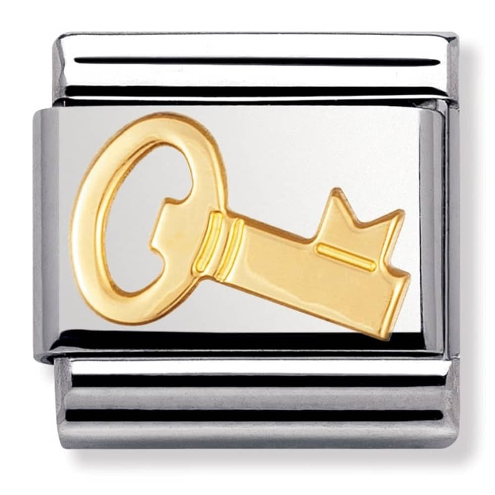 NOMINATION Gold Key Charm 030109-02