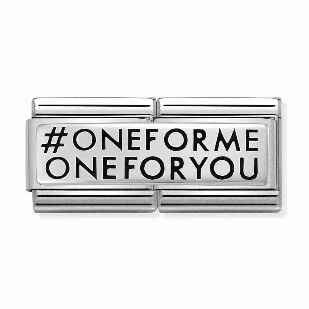 NOMINATION Charm Double ONEFORMEONEFOR YOU Charm 330710-25