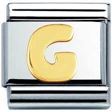 Nomination Gold Letter G Charm 030101 07