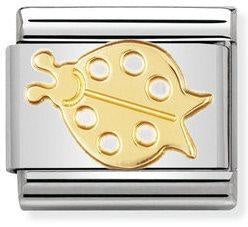 NOMINATION Gold Ladybird Charm 030114-03
