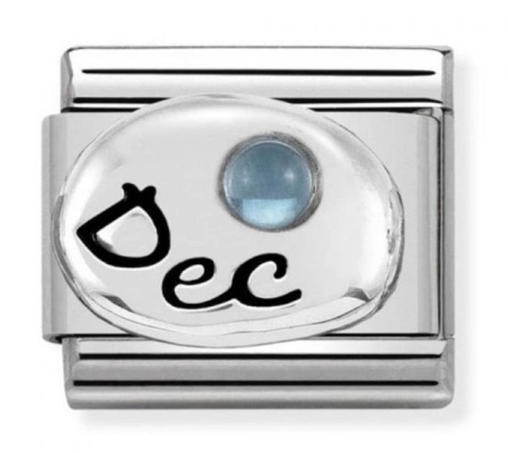 NOMINATION Charm December Light Blue Topaz 330505-12