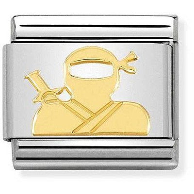 Nomination Gold Ninja Charm 030149-38