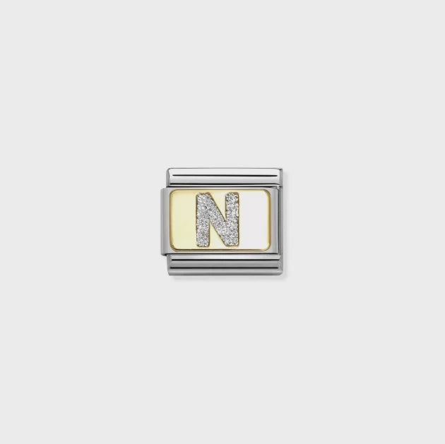 NOMINATION 18k Gold Glitter N Charm 030291/14