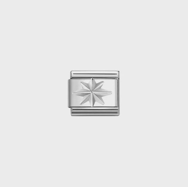 NOMINATION Silver Wind Rose Charm 330106/06