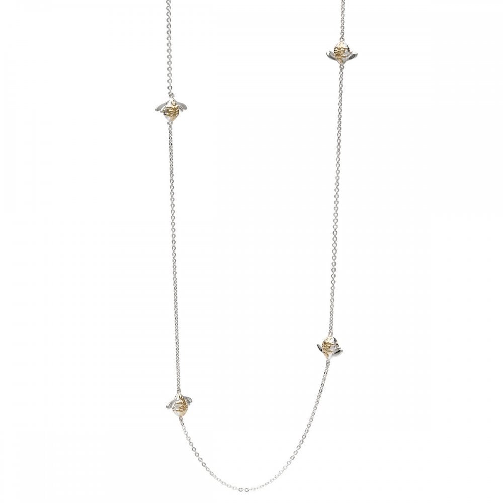 Kit Heath Blossom Bumblebee Station Gold Plate 32 Necklace 90340GD021