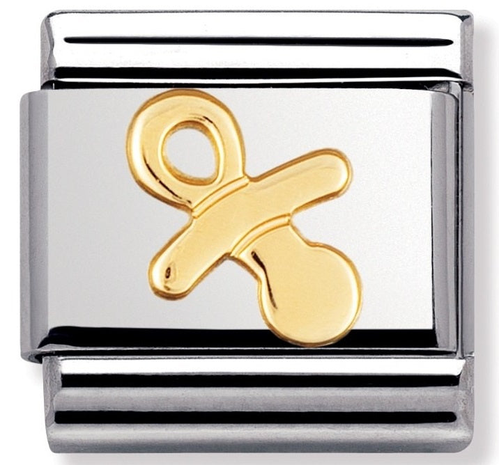NOMINATION Gold Dummy Charm 030109 07