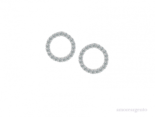 Amore Circle of Life Earrings 9138SILCZ