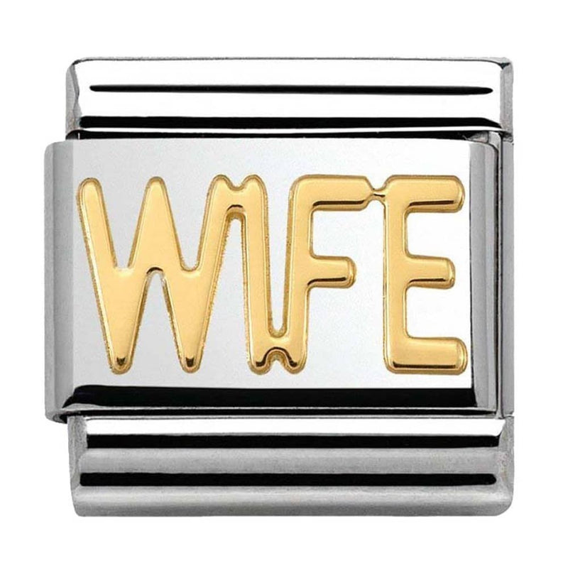 Nomination Gold Wife Charm 030107-23