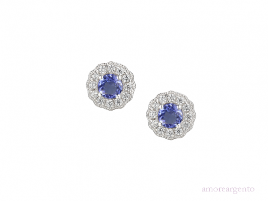 Amore Cool Blue Earrings 9230SILCZ/TZ