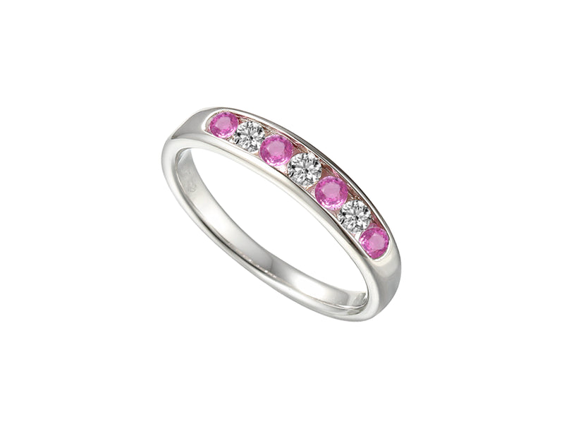 Amore Everlasting Pink Sapphire Ring 9233SILCZ/PS