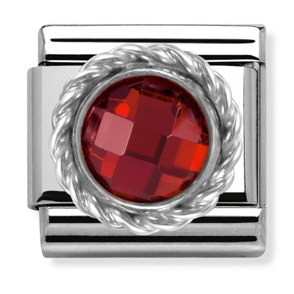 NOMINATION Twisted Silver Detail Red 330601-005