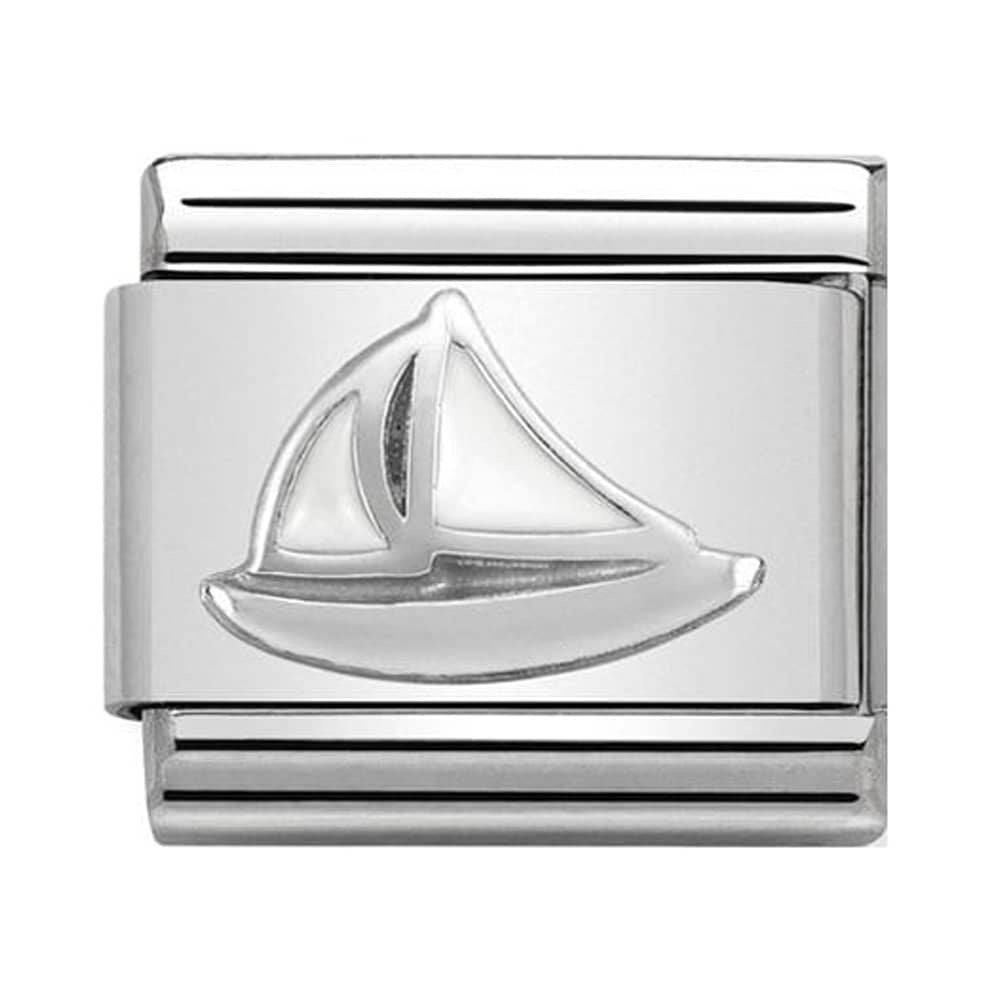 NOMINATION Charm Enamel Sail Boat 330202-47