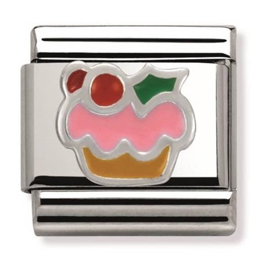 NOMINATION Enamel Cupcake Charm 330204-10