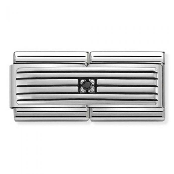 NOMINATION Double Row CZ Charm 330730-01