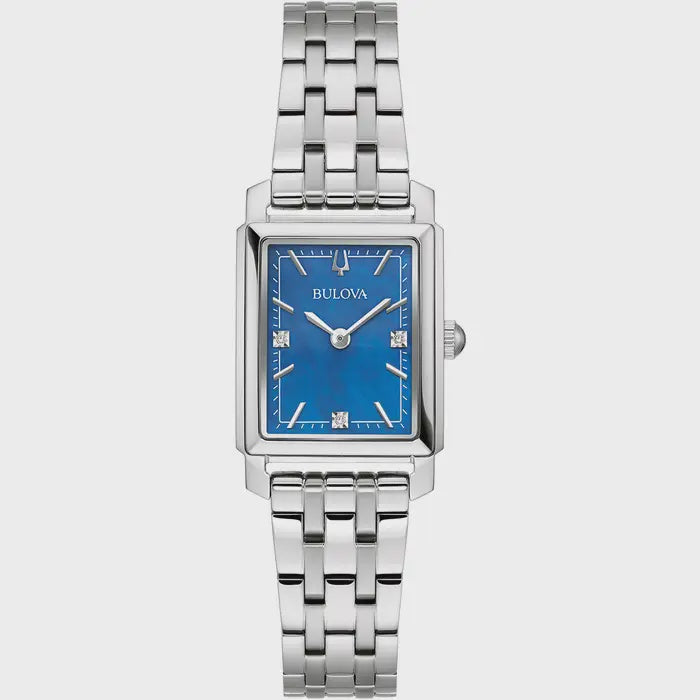 Bulova Ladies Classic Sutton Watch Blue 96P245
